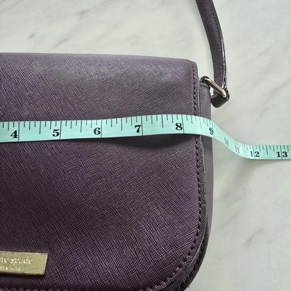 Kate Spade Leather Crossbody Handbag Women Newbury Lane Carsen Excellent - Picture 8 of 12